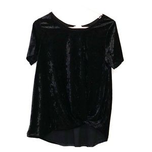 Black Velvet Top